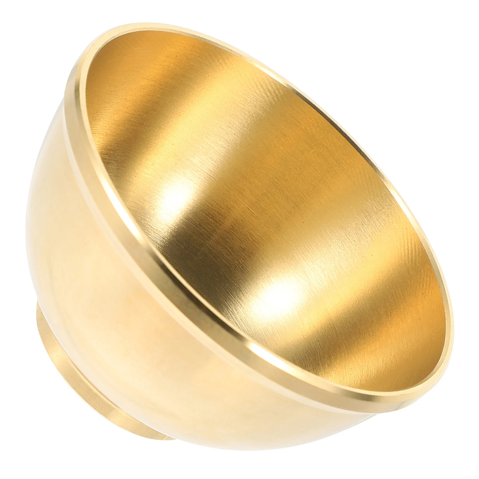 وعاء نحاسي، توريد بوذي، وعاء استخدام المذبح، زينة دينية مصقولة بشكل جيد، ديكور منزلي عملي