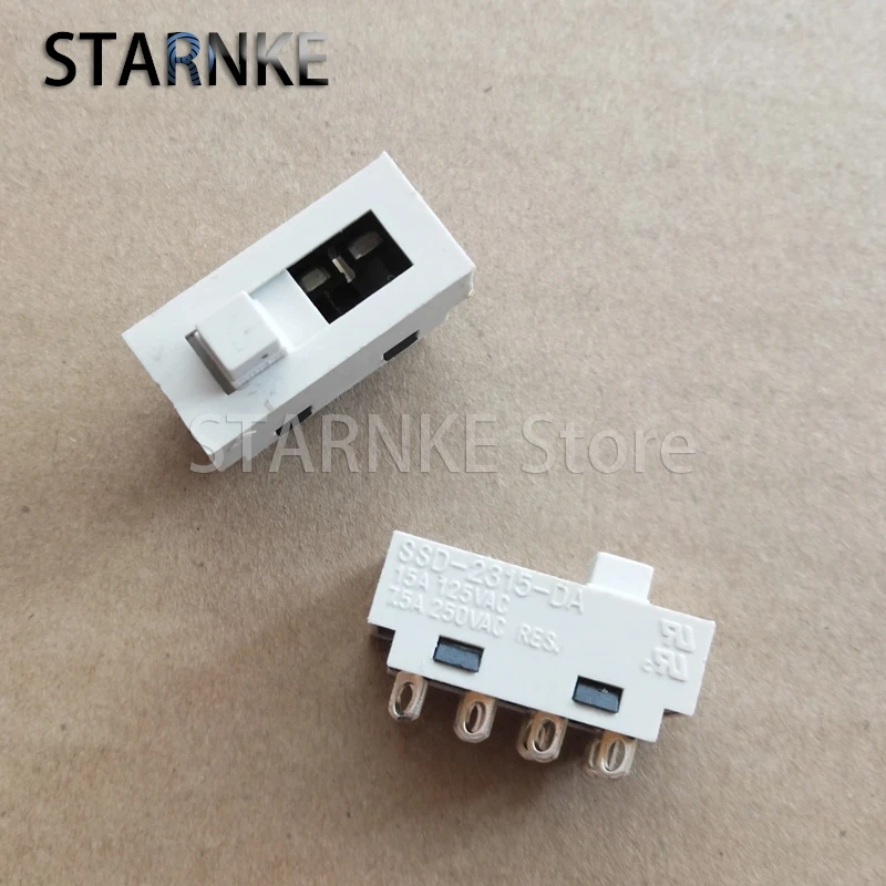 5PCS SSD-2315-DA Hair Dryer Switch 8Pins 3 Position Toggle Switch 250V 7.5A Hair Dryer