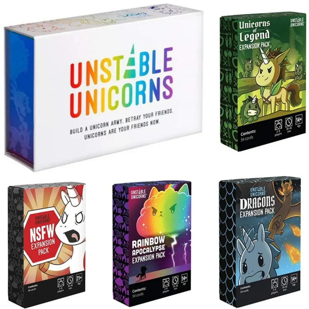 Unicorns Board English Family Party Expansion Basic version Of Classic Board Games