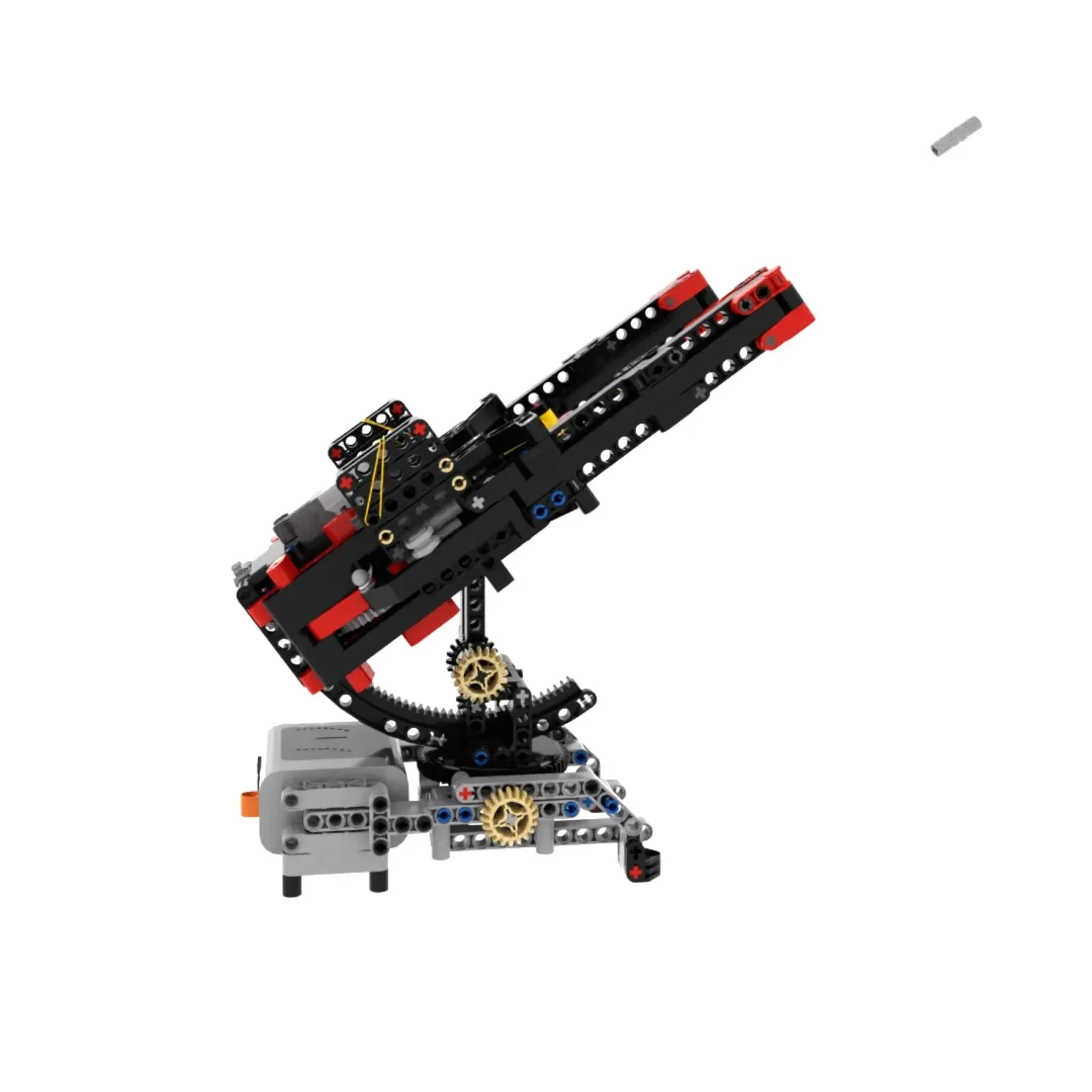 

MOC Mechanical Anti-Aircraft Gun Model Electric Building Blocks Set STEM Robot Educational Toy Creative Technical Car Parts