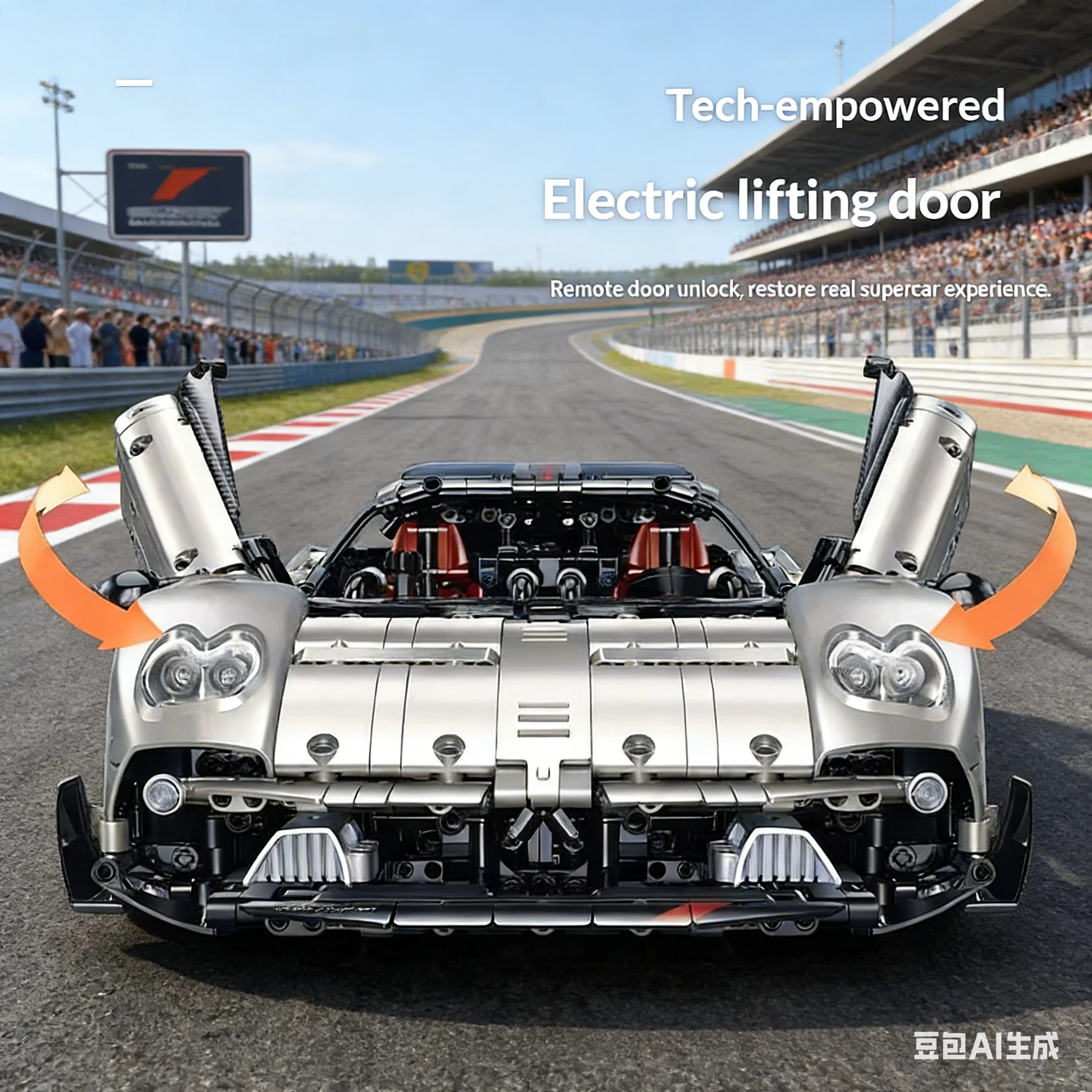 

Конструктор GULY 10657, 3314 деталей, масштаб 1:8, модель суперкара MOC Tech RC Utopia, креативный спортивный автомобиль, для мальчиков и взрослых, подарок