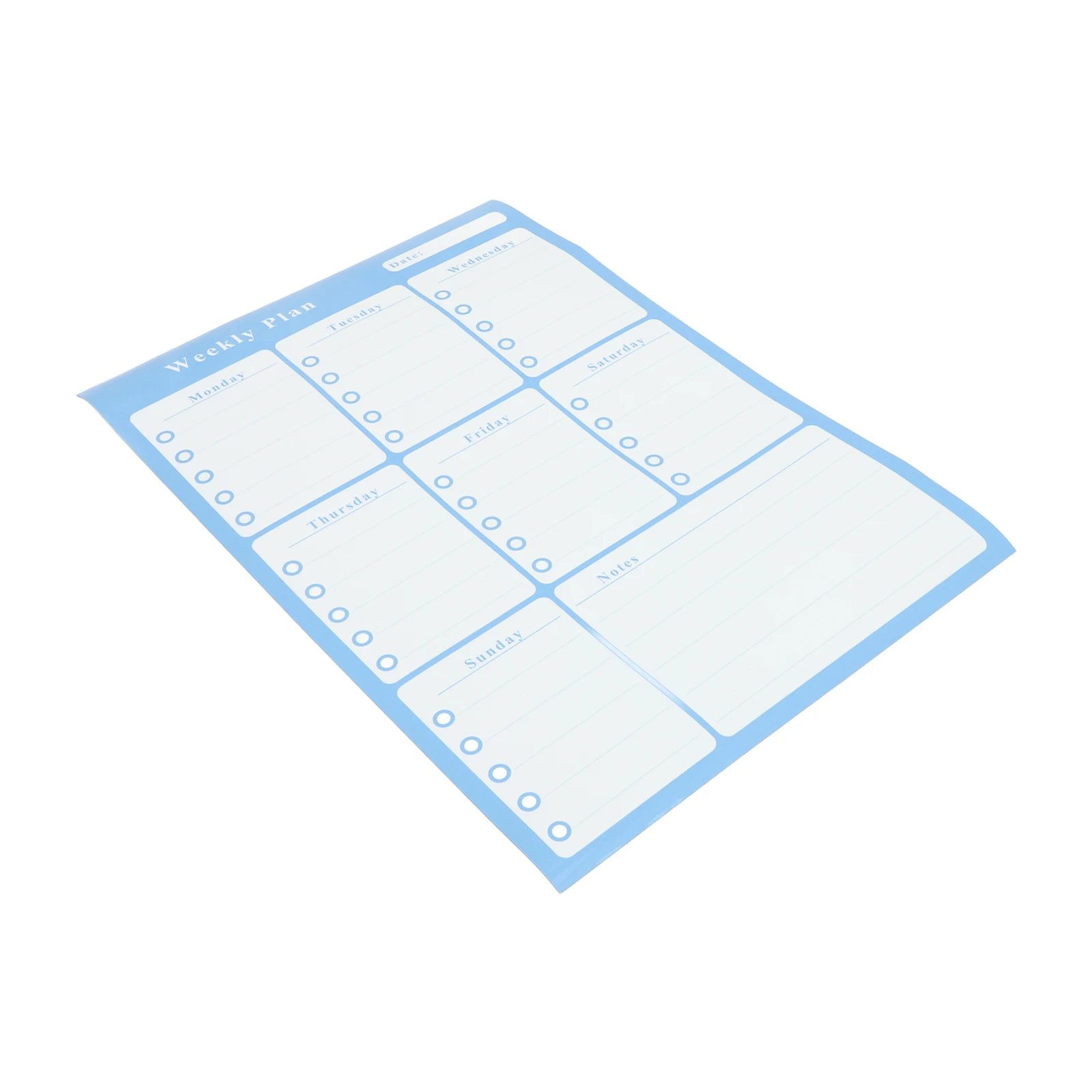 مخطط جدول مغناطيسي، لوح مسح جاف، مخطط أسبوعي قابل لإعادة الاستخدام للأعمال، منظم للثلاجة، روتين يومي #1