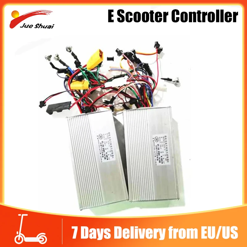 

Jueshuai Eletric Scooter Controller 60V 40A Aluminum Alloy Electric Scooters Front Rear Control Controller Escooter Accessories