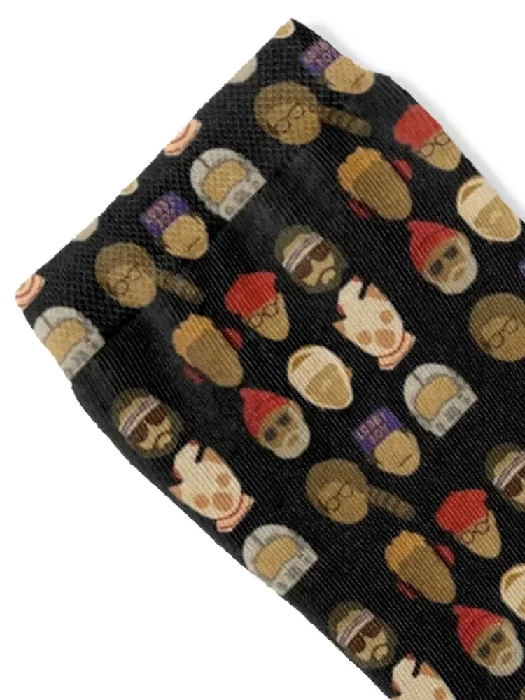 Wes Anderson Socks hiphop valentine gift ideas winter gifts Socks For Women Men's