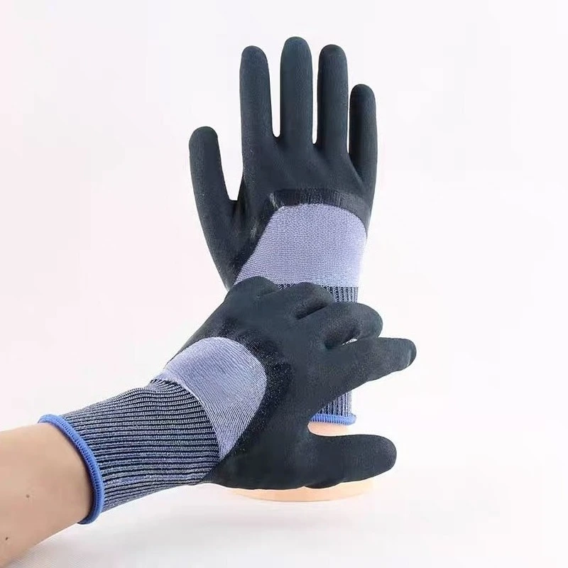 

Легкие, высокоэластичные, износостойкие, нескользящие, мягкие, дышащие рабочие перчатки, удобные защитные перчатки для надежного захвата.