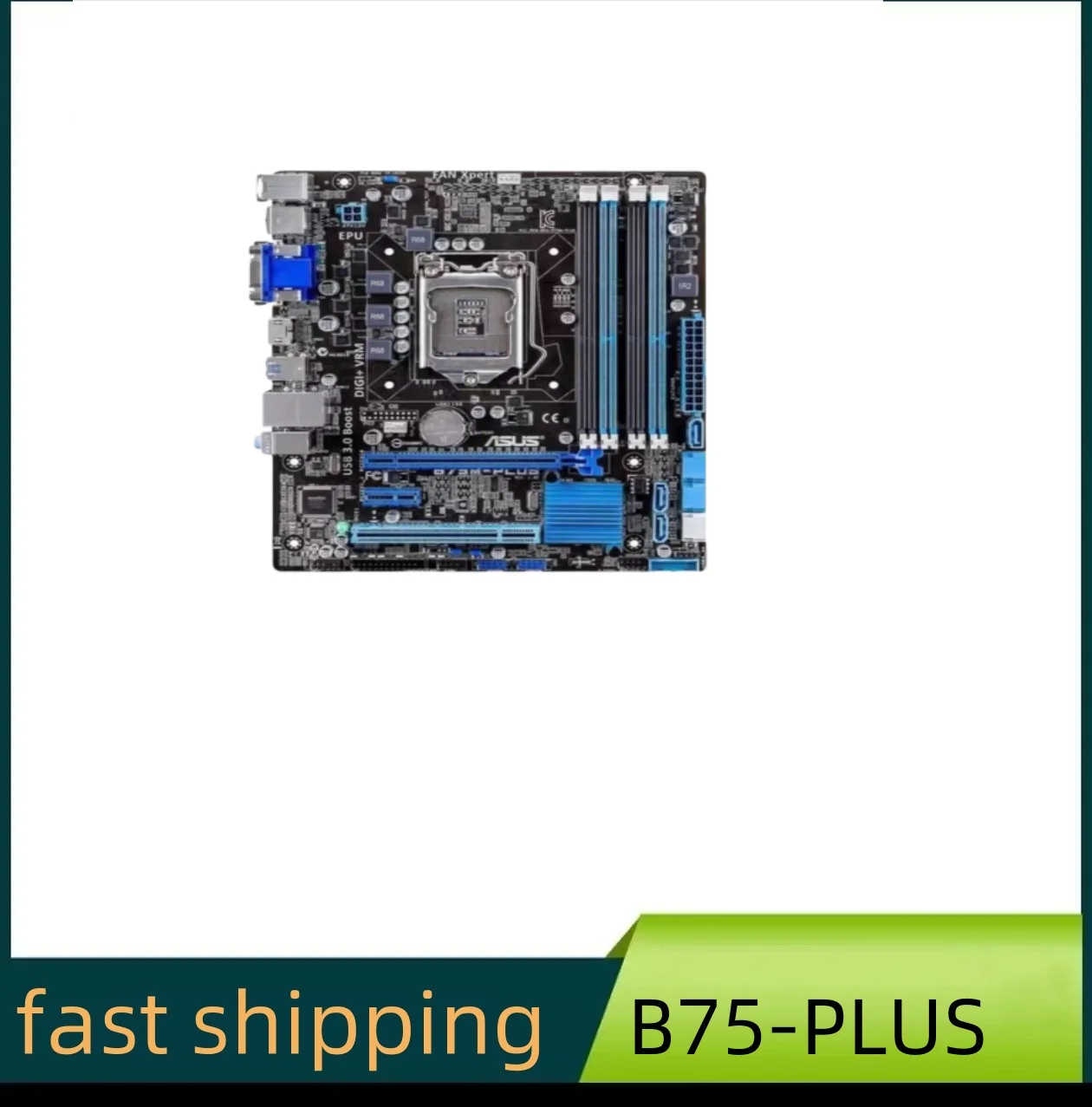 For B 75M-PLUS Motherboard 32GB PCI-E3.0 HDMI LGA 1155 DDR3 Micro ATX B 75 Mainboard 100% Tested Fully Work