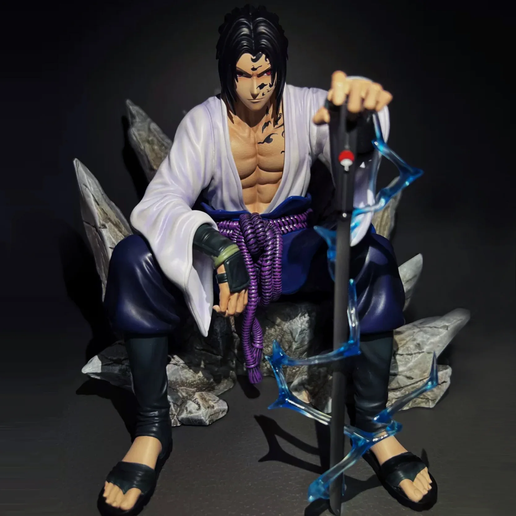 

Naruto: Shippuden anime Cursed Seal Sasuke action figures PVC GK Statue model Desktop decoration collection Toy gift