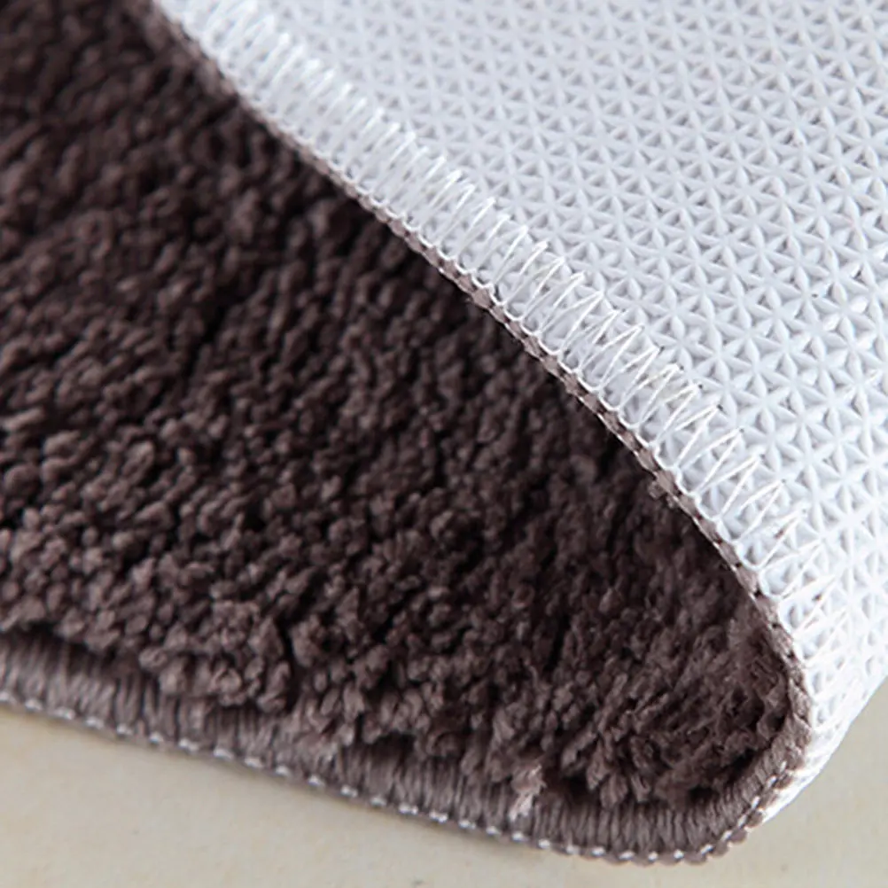 

Коричневый внутренний придверный коврик с супервпитывающим эффектом, резиновая основа, не собирает грязь, для входной двери, скребок для обуви, машинная стирка, ковер