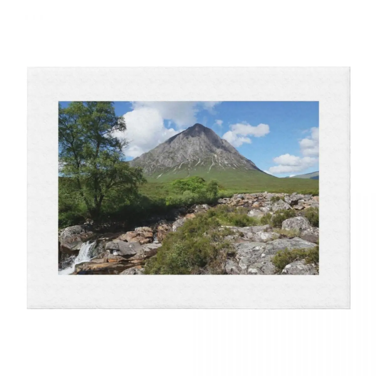

Buachaille Etive Mor 142 Throw Blanket Flannel wednesday funny gift Custom Blankets