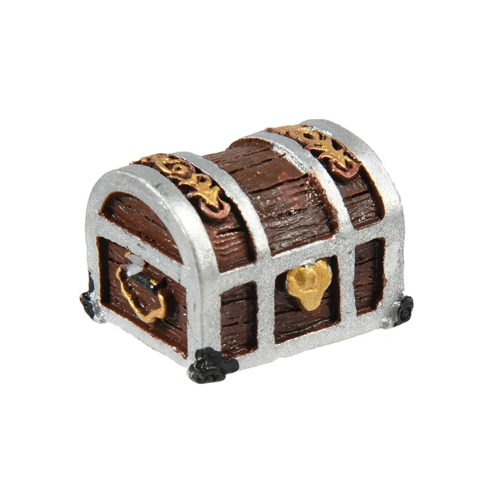 Scatola del tesoro Antico creativo acquario acquario decorazione paesaggio pirata monete d'oro ornamenti in resina