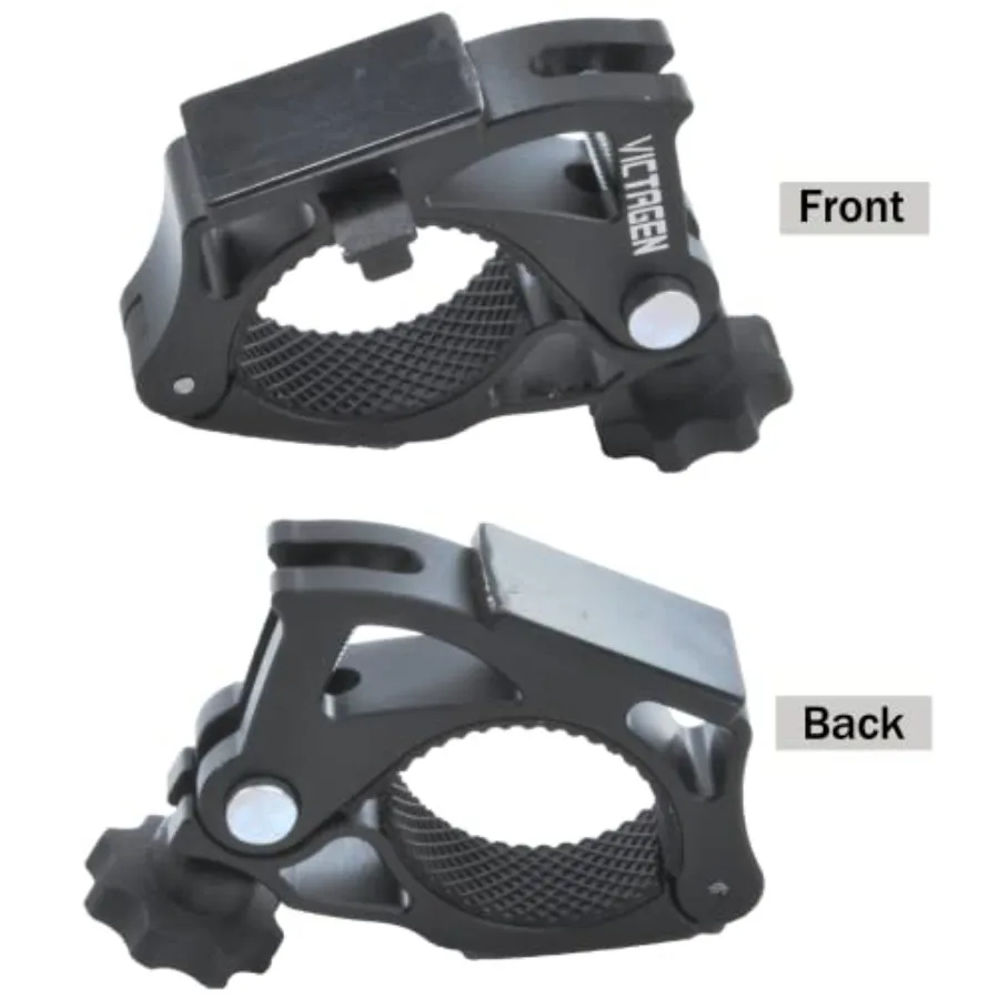 Replacement Bike Mount for Bike Light, Bike Lights Aluminum Mount, Universal Bike Headlight Bracket, Bicycle Light Holder, Easy