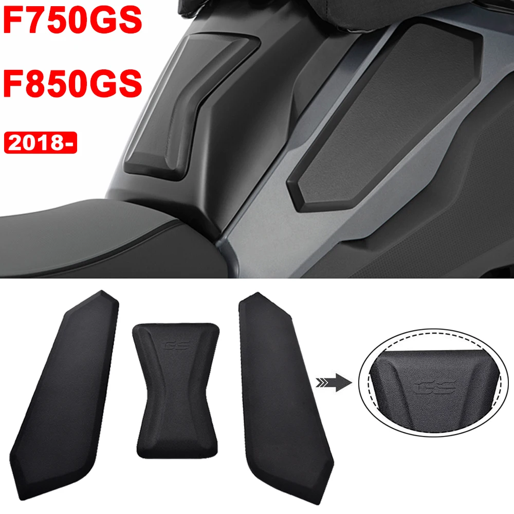 

FOR BMW F750GS F850GS 2018- F750 GS F850 GS Antiskid Protector Tank Pad Sticker Gas Knee Brace Traction Side 3M Decal