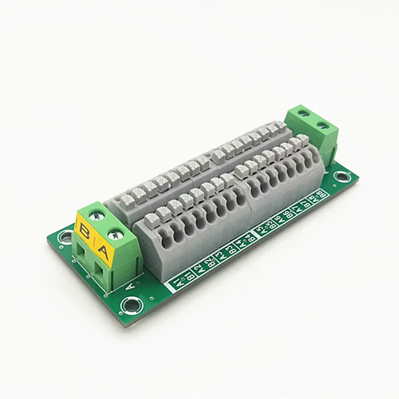 2x16 Position Spring Terminal Module 16Amp 48V  DistributionPower Breakout Board Connector