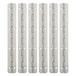 6 stuks scharnieren houten kist sieradendoos kastbeslag kleine piano roestvrij staal voor ambachten metalen dozen miniatuur zilver