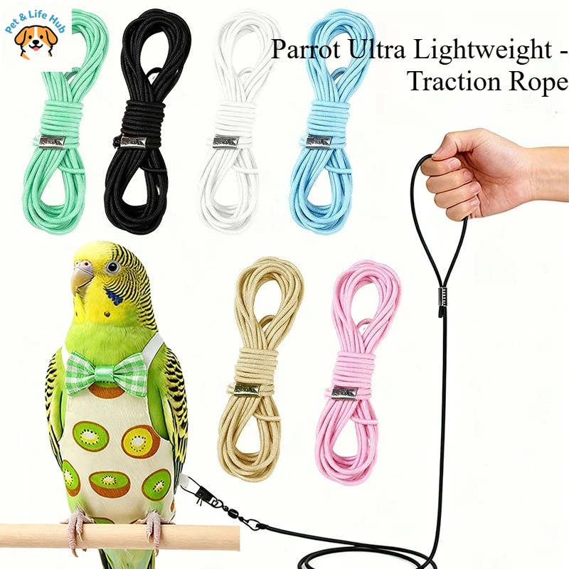 

Ультралегкий выдвижной поводок для птиц: для выгула и дрессировки попугаев и других мелких животных. Товары для птиц.