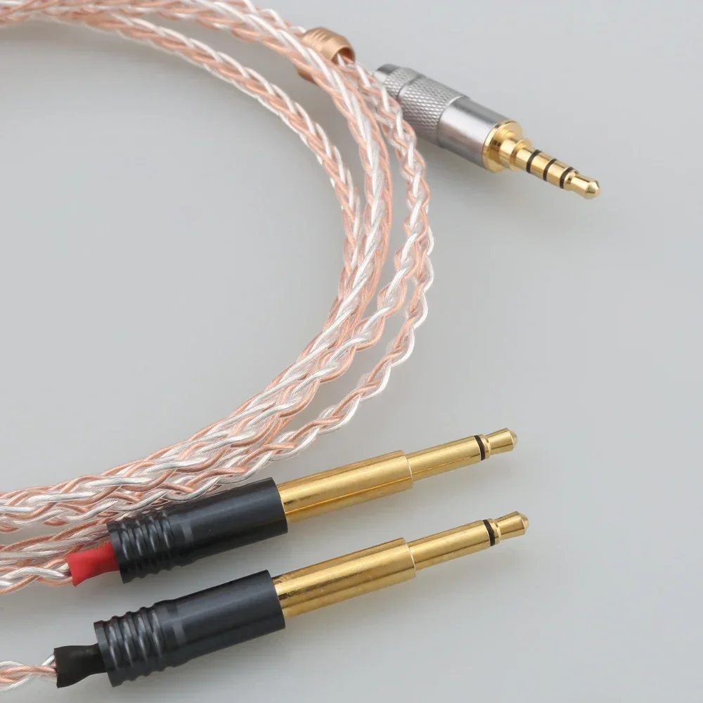 Audiocrast 8 núcleos substituição fones de ouvido cabo atualização áudio para meze 99 clássicos neo preto fone de ouvido