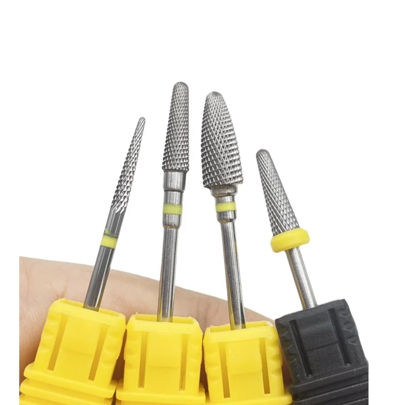 1Pcs XF Carbide Nail Drill Bit Electric Nail Mills Cutter For Manicure Machine Nail Files Tungsten Steel Accessories Nail Tools