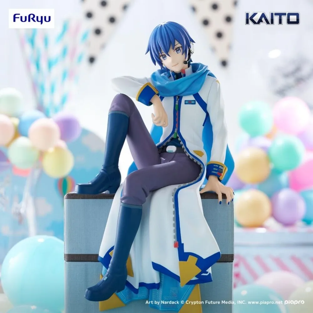 FuRyu Genuíno Hatsune Miku KAITO Prensado Macarrão Instantâneo Mão Figura Modelo de Animação Brinquedo Ornamento de Mesa Presente Colecionável