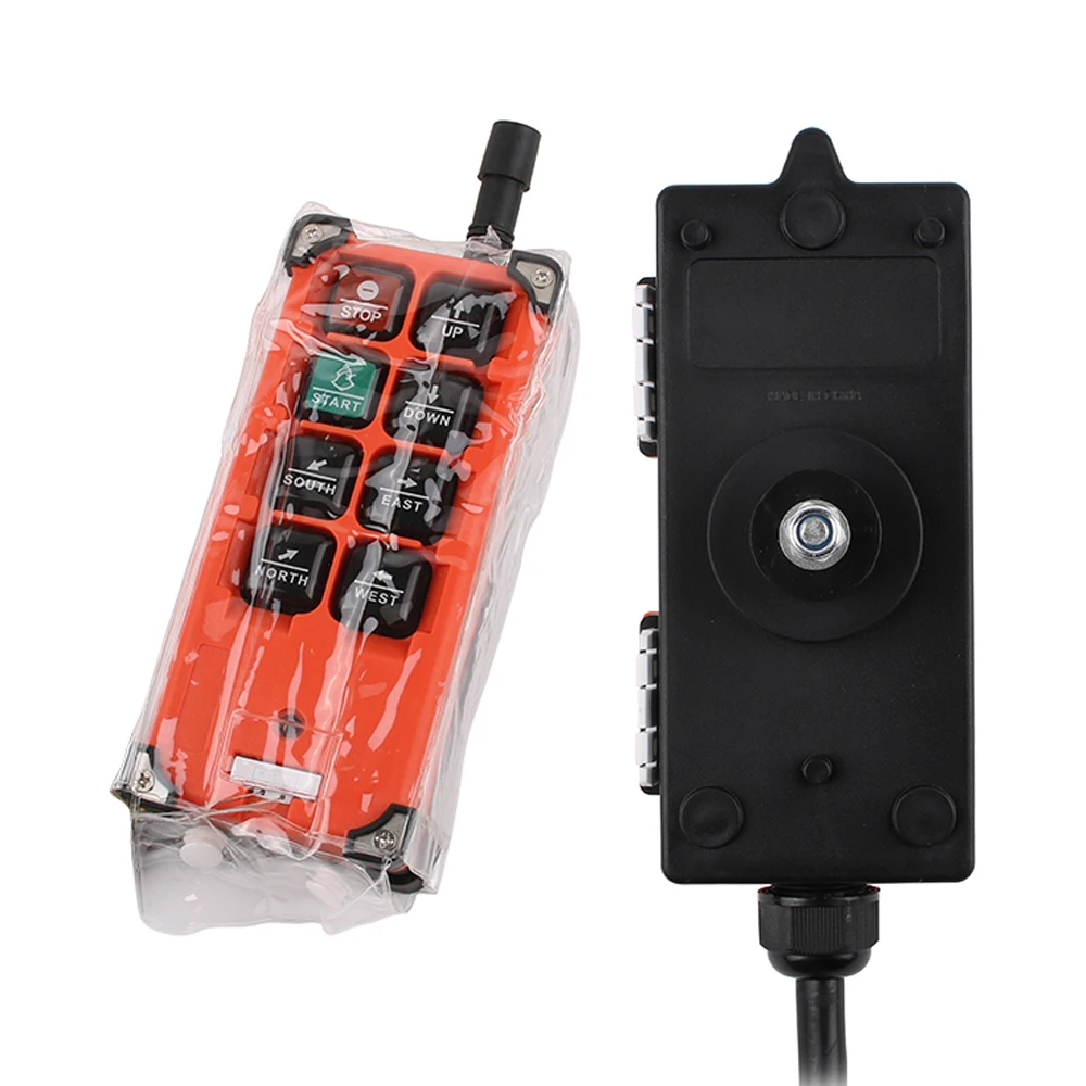 DMWD Brand Industrial Remote Controller AC220V DC24V Hoist Industrial Wireless Crane Radio Remote F21-E1B Transmitter Receiver