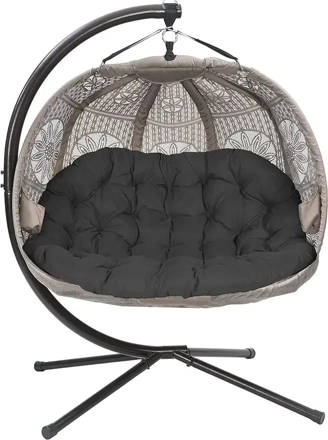 

Flower House Pumpkin Loveseat, Black Sand Cover, FHPC100-DCBLK