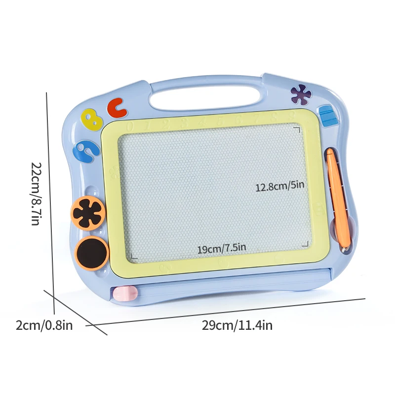Kids Magnetic Drawing Board Educational Learning Toy Erasable Writing Board Fine Motor Skills Training Sensory Gift For Toddlers