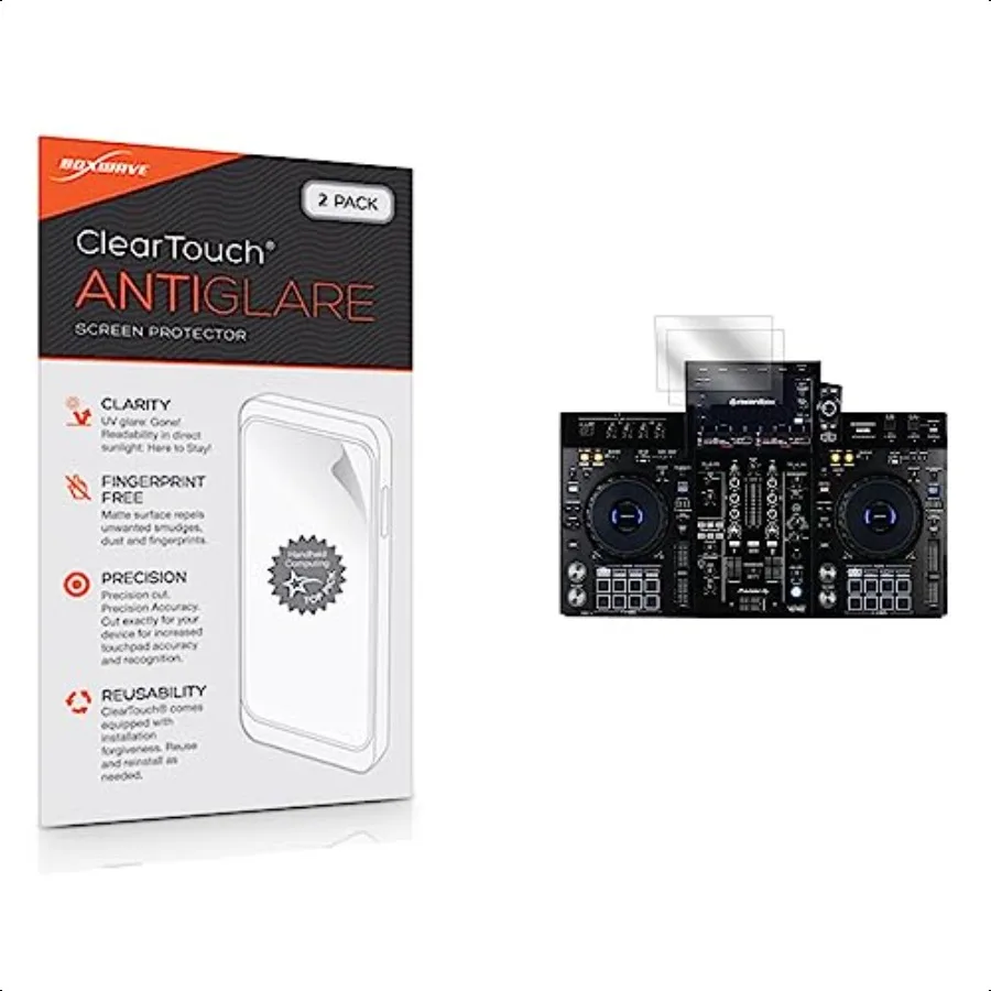 

BoxWave Screen Protector Compatible with Pioneer XDJRX3 ClearTouch AntiGlare 2Pack AntiFingerprint Matte Film Skin