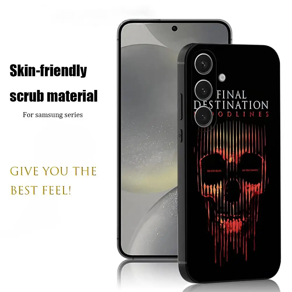 Чехол для телефона «Пиновое назначение ужасов» для Samsung Galaxy S25 S24 S23 S22 S21 S20 Plus Ultra Note20, мягкий черный