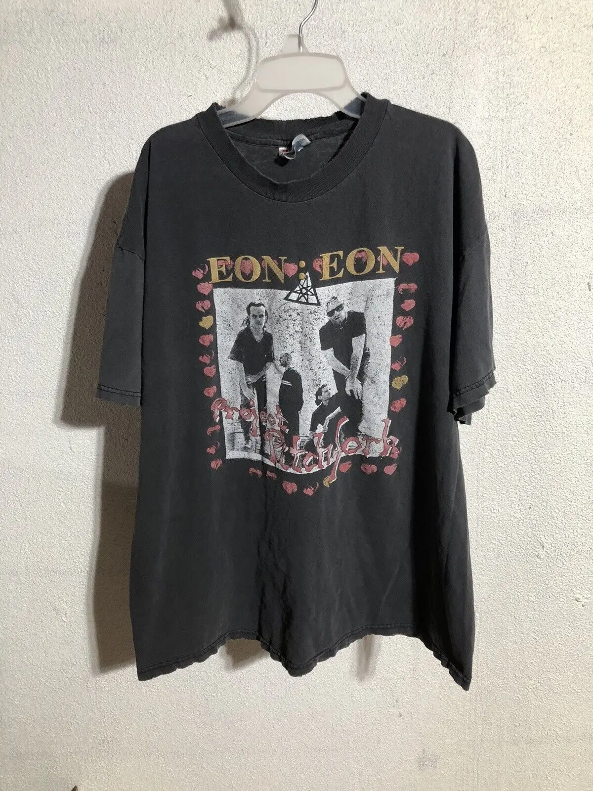 Vintage 1998 Project Pitchfork Eon:Eon T Shirt XL Dark Wave Industrial Rock