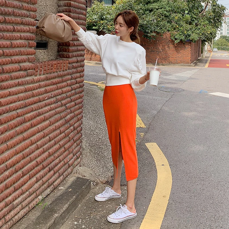 Faionable Comfortable Women's round Ne Pullover Lantern Sve Sweater Dongda Gate New Arrival Korean Sle Loose Fit Lon...