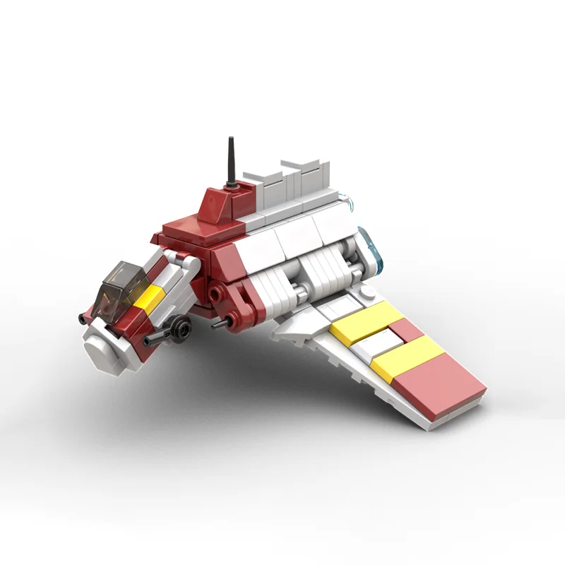 ตัวต่อ MOC Nu Rho Shuttle Star Battle จำนวน 285 ชิ้น ของเล่นตัวต่อประกอบเอง ของขวัญคริสต์มาส DIY เสริมสร้างการเรียนรู้และความคิดสร้างสรรค์