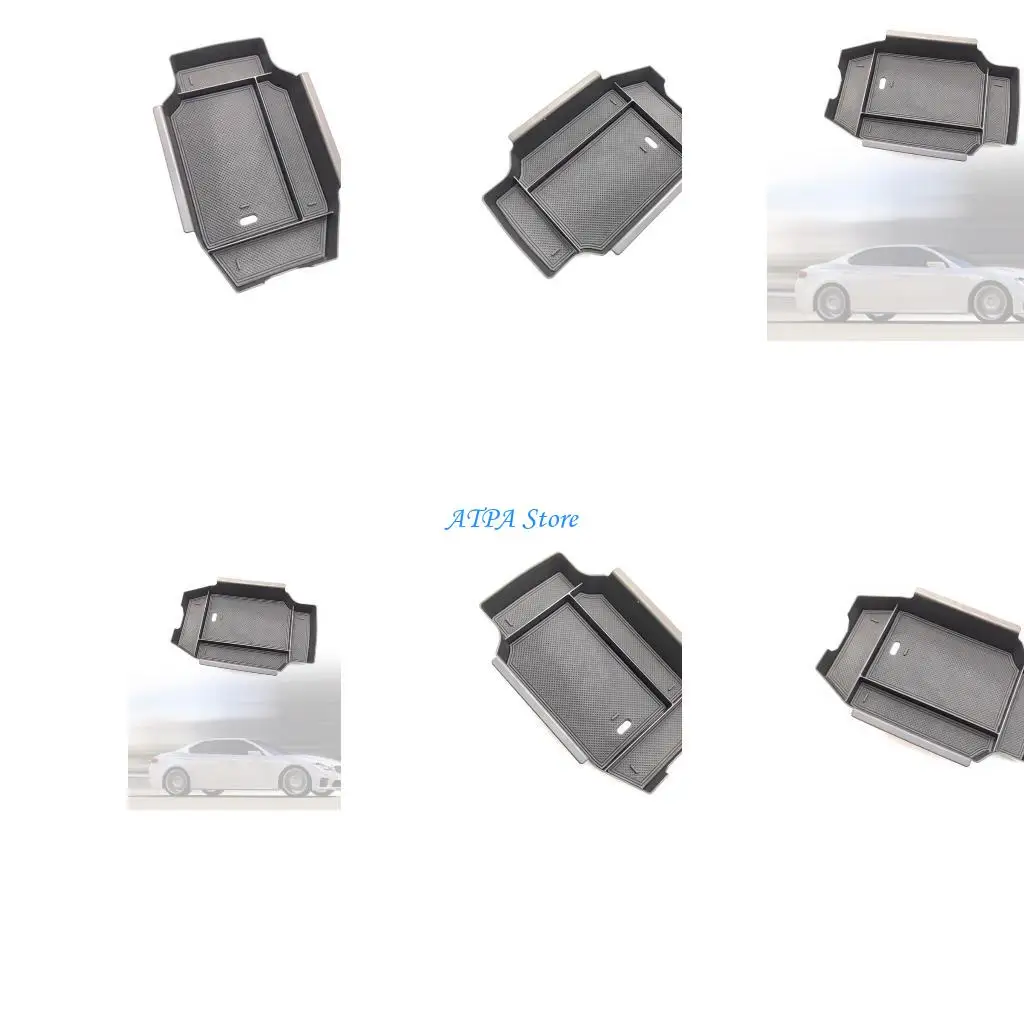 

U13C Car Center Console Tray Storage Box Insert Tray for Accord 2023 Auto Interior Accessories Armrest Tray Black