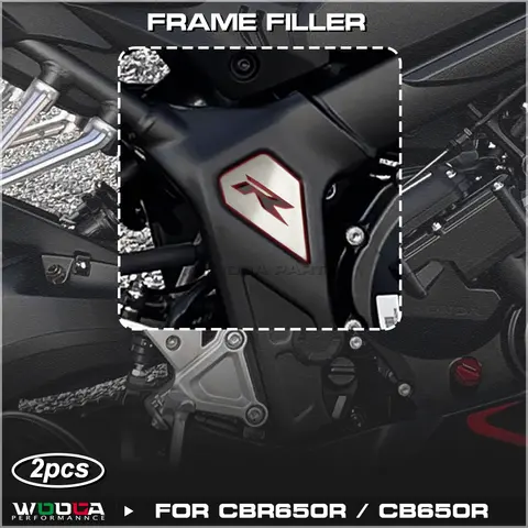 #   혼다 용 CBR650R 프레임 필러 CBR 6R50R CB650R 프레임 사이드 커버 트림 커버 스테인레스 스틸 스티커 CBR 650 R 유형 R 엠블럼