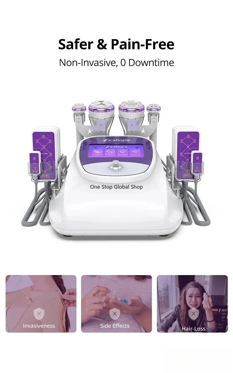 

Body Contouring Equipment Sculpting S Shape 30k Cavitations Machine With 160MW