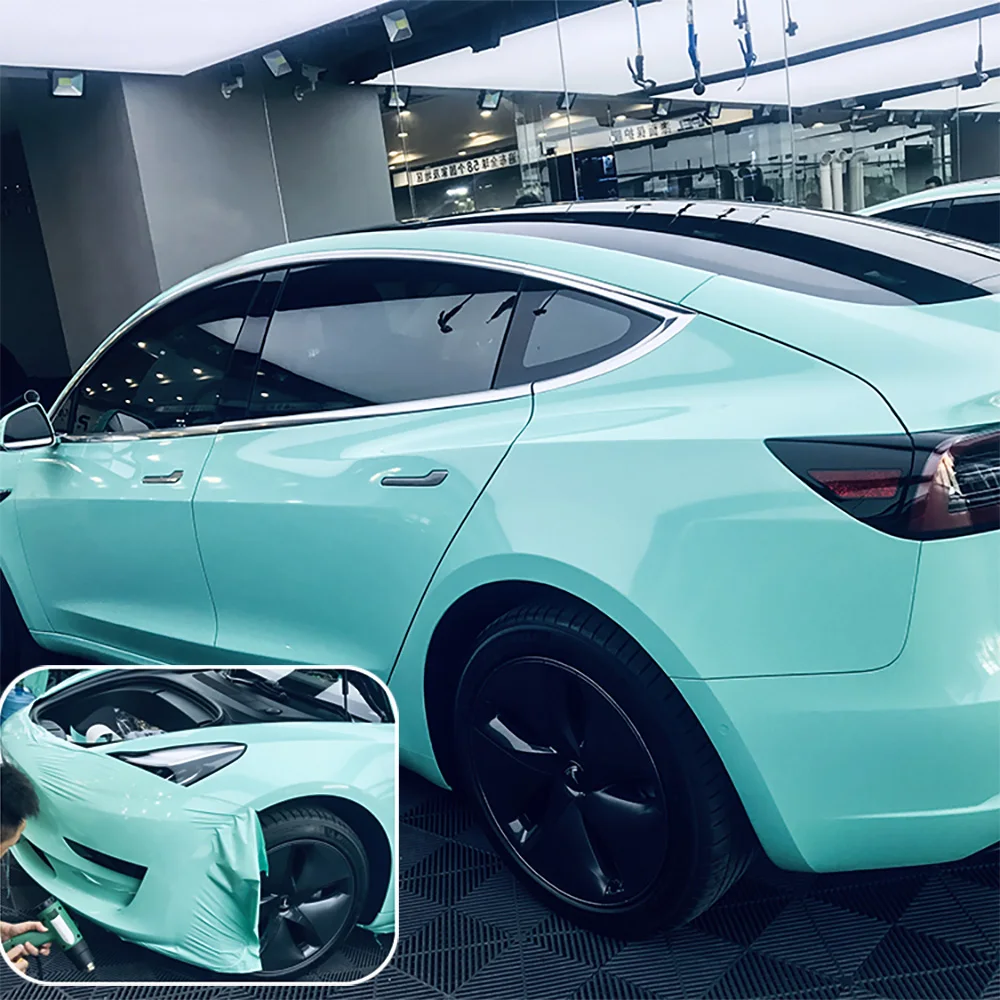 

2025 Custom 7.5mil 1.52*15m Self-Healing Matte Color Changing TPU Paint Protection Film PPF for Motorcycle/Car Wrapping Glossy