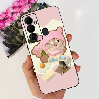 Silikonový kryt pro Tecno Pop 6 Go BE6j Oblíbený květinový motiv lásky a srdce Měkký silikonový nárazuvzdorný kryt pro Tecno Pop 6 Go Capa 8 nejlepší prodej kryt na tecno pop 6 - №3