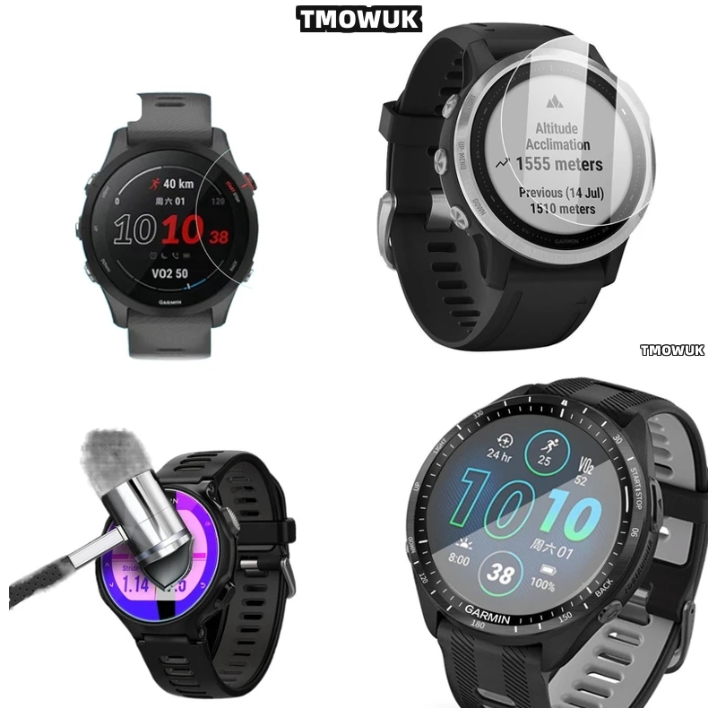 

For Garmin Forerunner 645 735 745 935 945 955 965 970 Fenix 7 7S 7X Pro Ultra - Thin 9H Hardness HD Screen