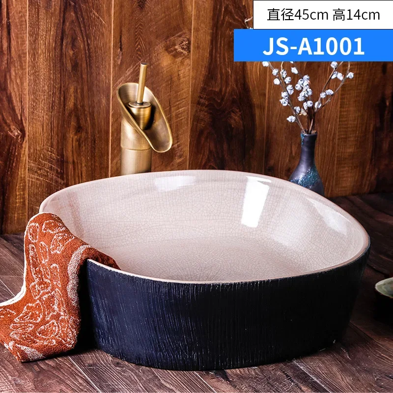 

Square Ceramic Home Washbasin Industrial Style Bathroom Bathroom Art Washbasin Hotel Wash Basin