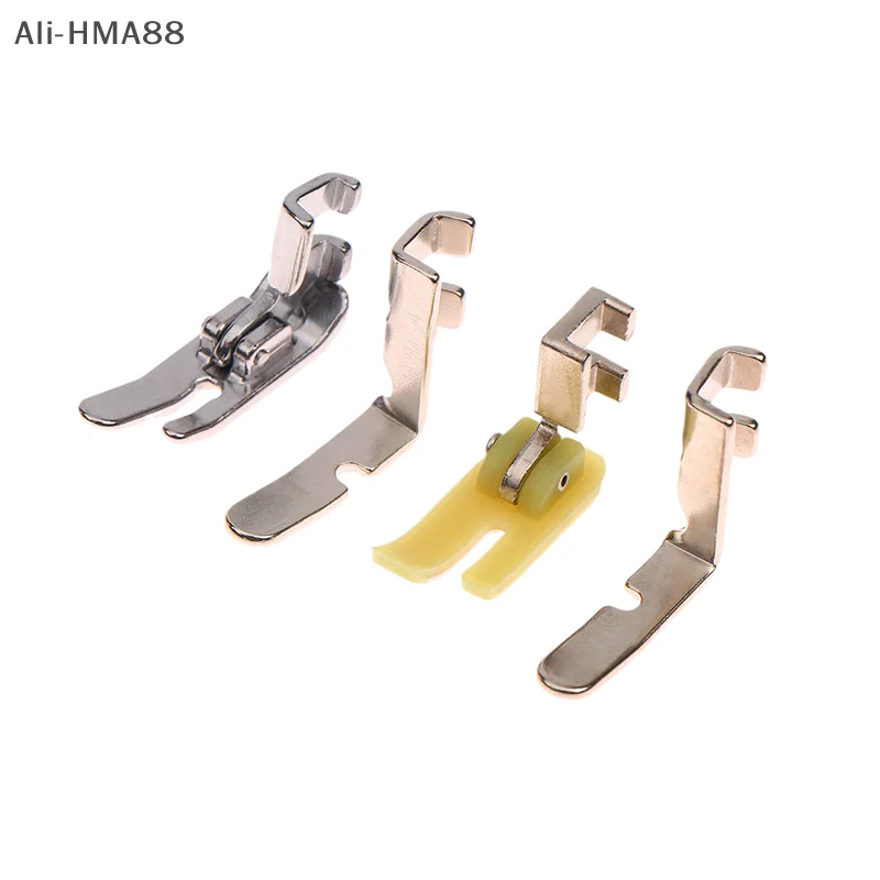 

HMA88-4Pcs Old Sewing Machine Zipper Presser Foot Set (Iron Presser Foot Presser Foot, Left Hole And Right Hole Single Side)