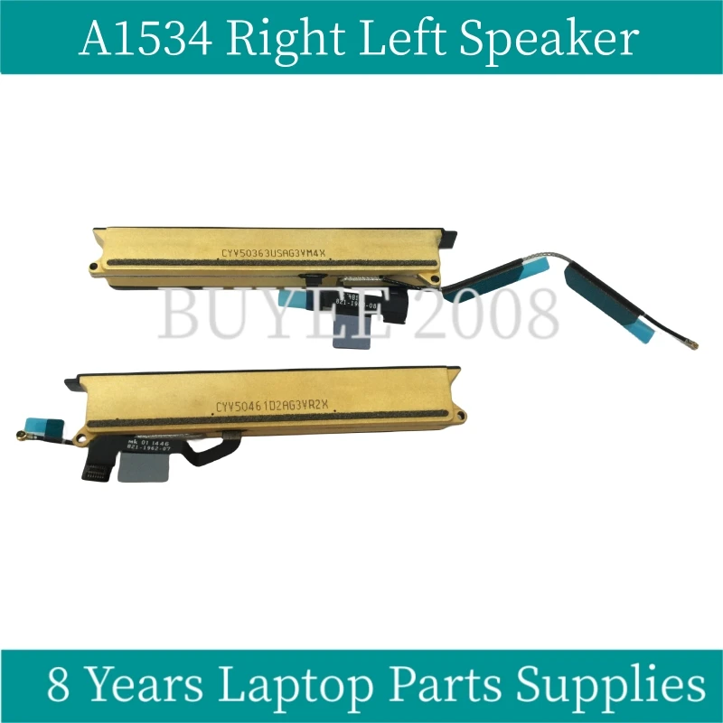 Original New A1534 Right Left Speaker For MacBook Retina 923-00410 821-1962-08 821-00180-01 2015 2016 Loudspeaker Replacement