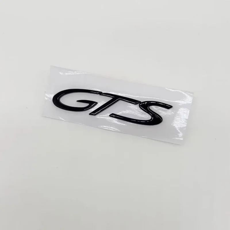 3D ABS Car Letter Emblem Rear Trunk Decals Badge Sticker for Porsche Cayenne Macan Turbo GTS Panamera 911 Carrera 718 Electric