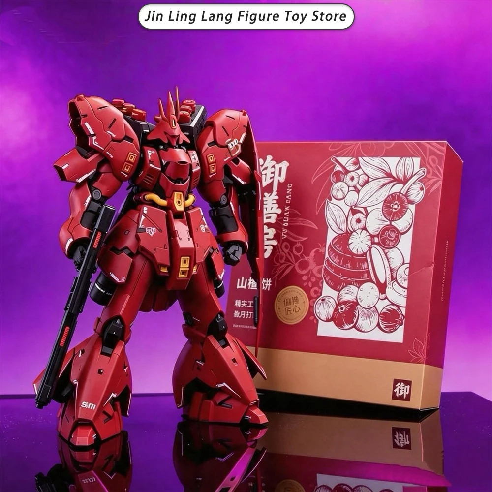 Neues Yushanfang Modell Sazabi 1/100 RG Verstärkte Version Actionfiguren MSN-04 Anime-Figur Bausatz Mecha-Modell PVC-Spielzeug Geschenk