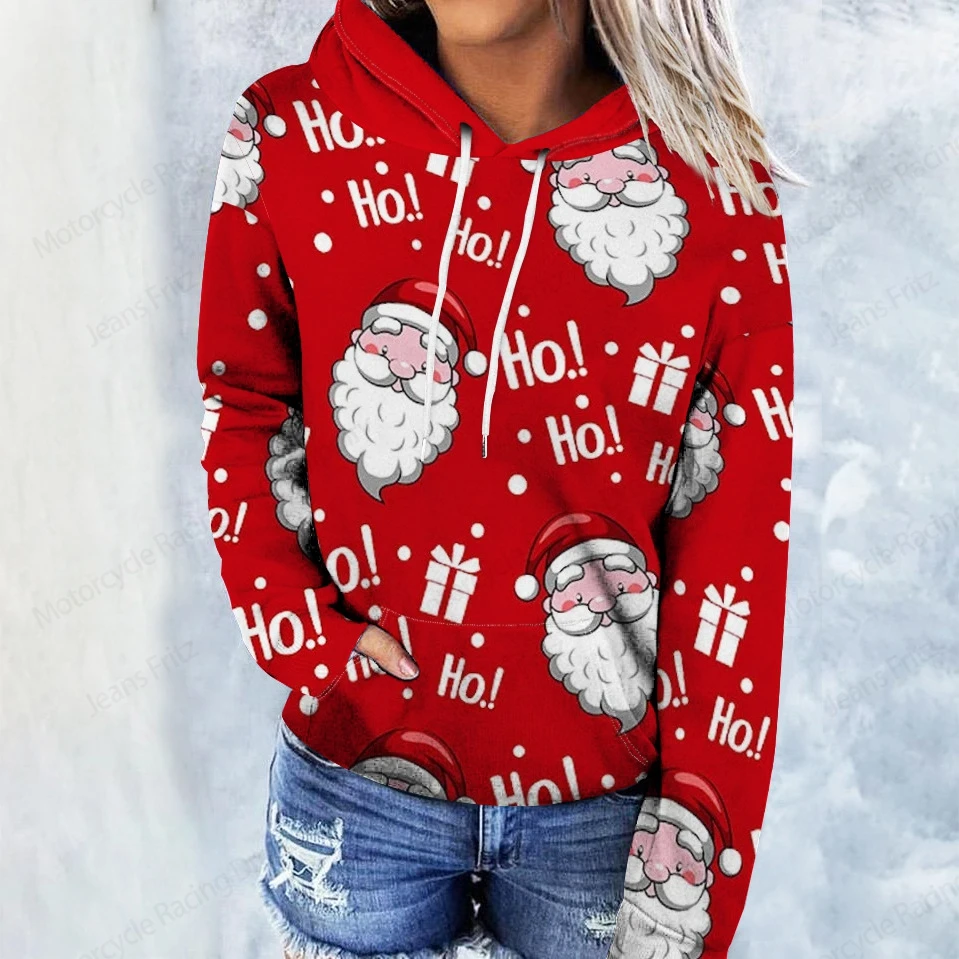 Santa Claus Sweatshirt Christmas 3d Print Hoodie Men Women Fashion Hoodies Women Sweat Snowflake Coat Xmas Hoodie Sweatshirt