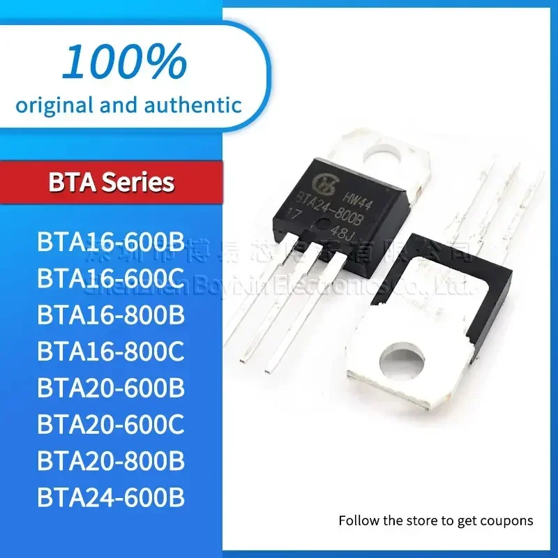 

5 pcs BTA24-600B BTA20-800B BTA20-600C BTA20-600B BTA16-800C BTA16-800B BTA16-600C BTA16-600B Black PC shell