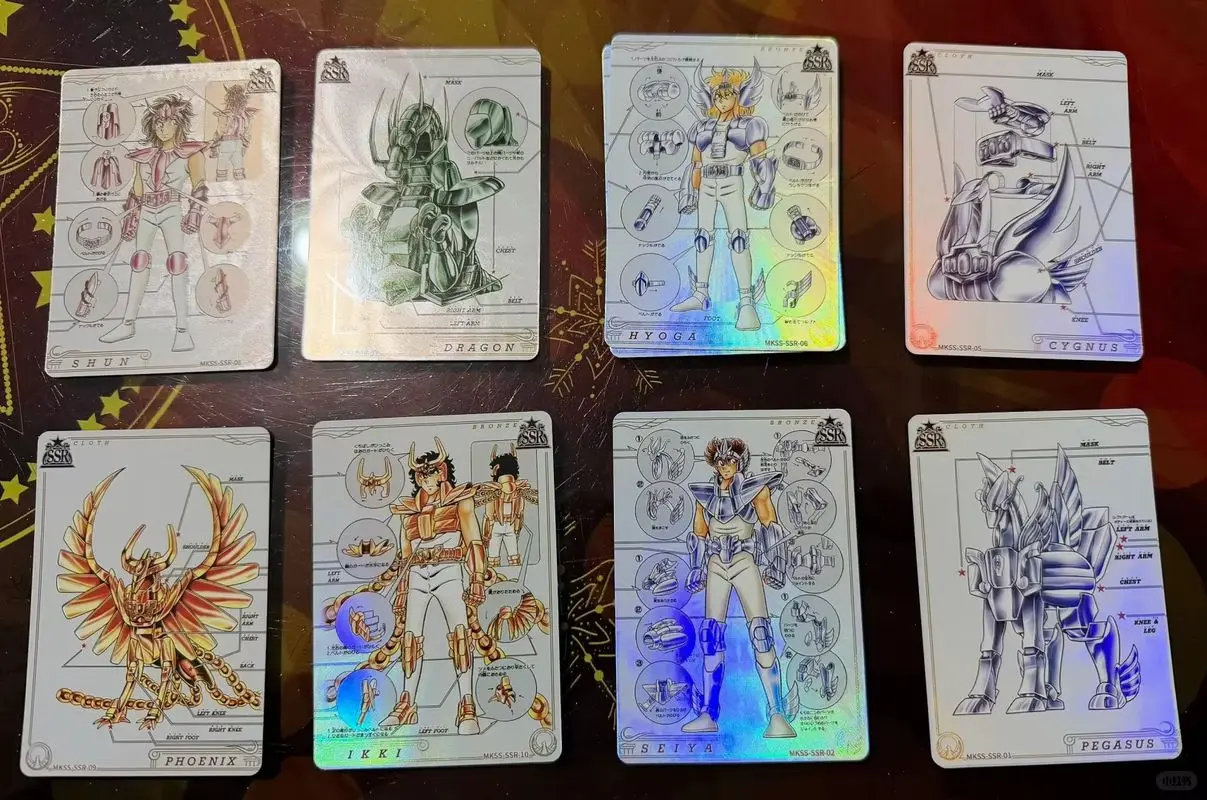 Official Genuine Kayou Anime Peripheral Saint Seiya Manga Edition Collection Card Star Contract Holiday Surprise Gift