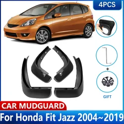 Car Mud Flaps For Honda Fit Jazz Accessories GD GE GK 2004~2019 Front Wheel MudFlaps Fender Mud Guards Splash Protect Mudguards