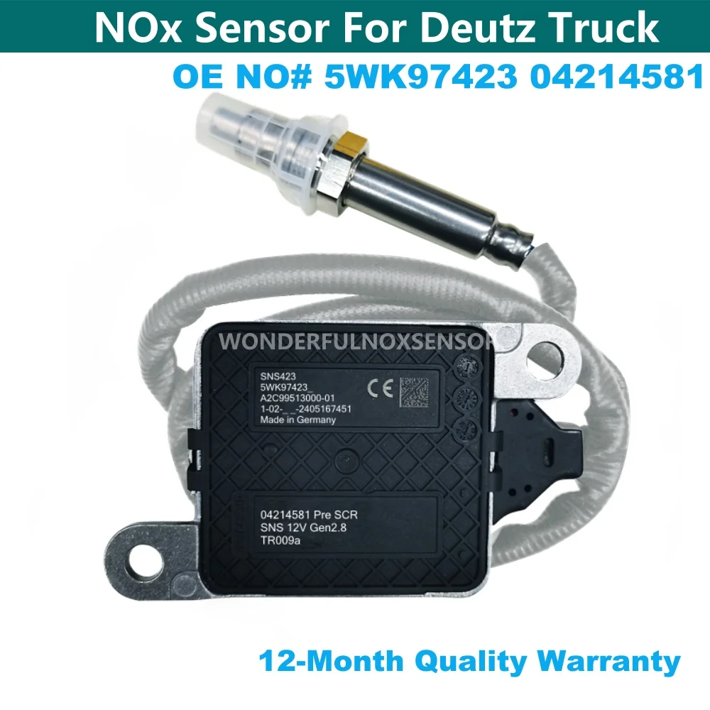 5WK97423 04214581 Original NEW Nitrogen Oxide Sensor NOx Sensor For Deutz Truck Parts F835970020011 A2C99513000-01 4214581