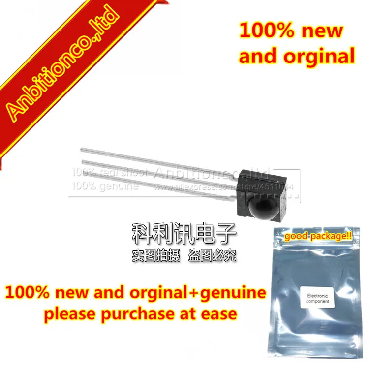 10pcs 100% new and orginal TSOP4838 950nm DIP-3  Photo Modules for PCM Remote Control Systems in stock