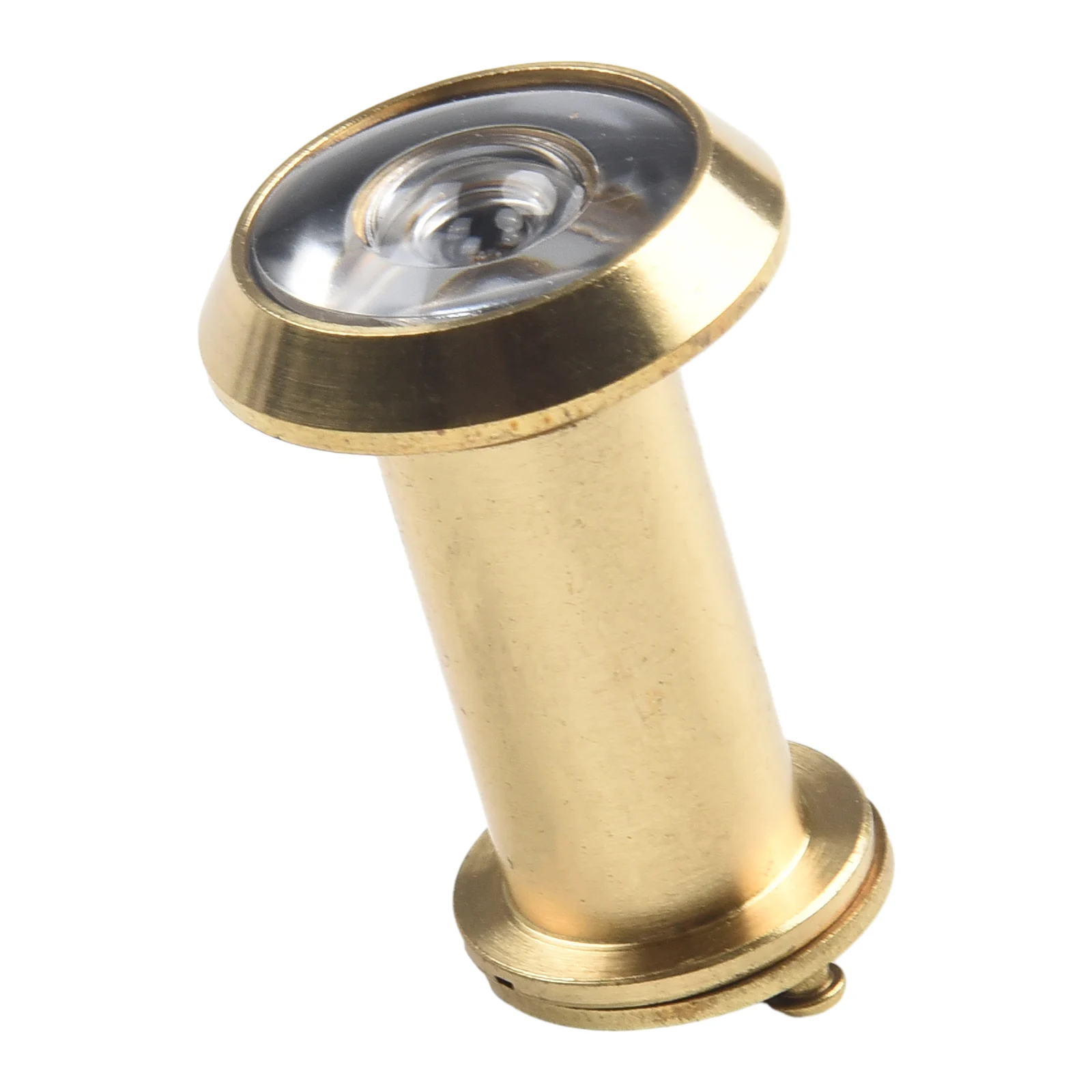 

Door Viewer Door Peephole Viewer 200 Degree Viewing Angle Adjustable Threaded Tube Easy Installation Gold Household New