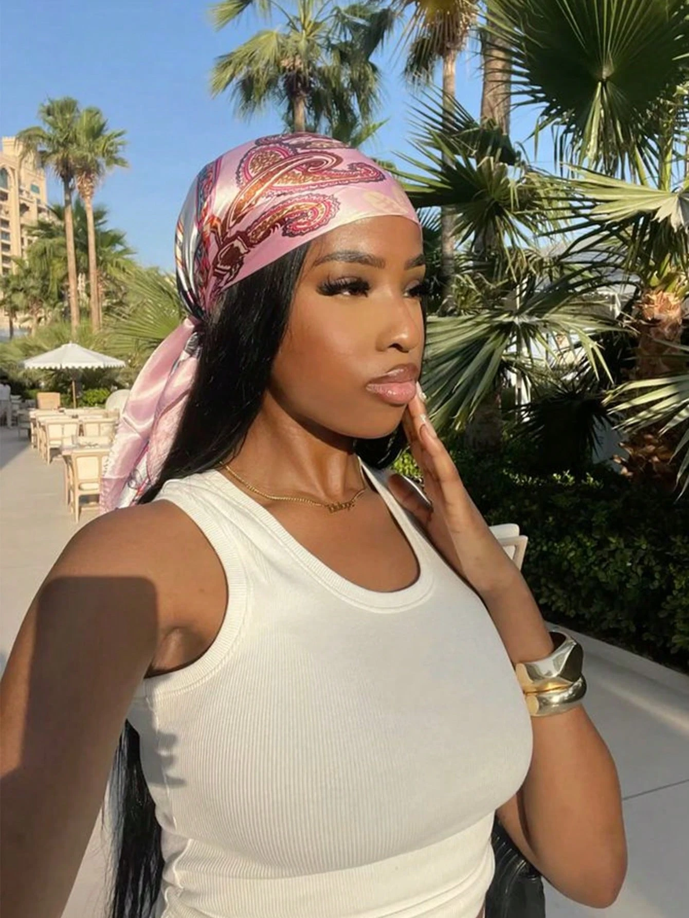 1Pc Simple Printed … - image