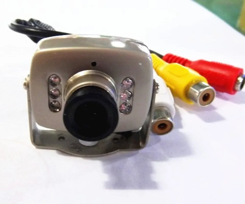 New Mini Wired Audio Mic CCTV Camera 700TVL Security Color 940nm Night Vision Infrared Video Cam COMS 3.6mm lens